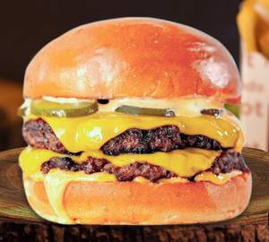 Double Tikki Cheese Burger