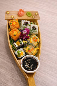 Assorted Veg Sushi Platter