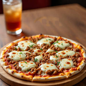 Soya Keema Pizza