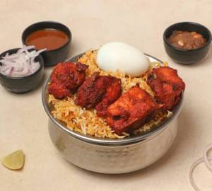 Chicken 65 biryani