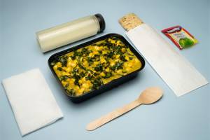 Corn Spinach Khichdi