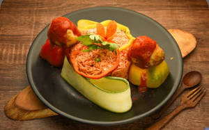 Mexcan Rice With Jacket Potato