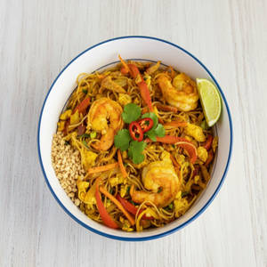 Prawn Singapore Style Rice Noodles