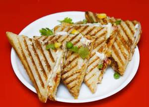 Corn Cheese Grilled Sandwich