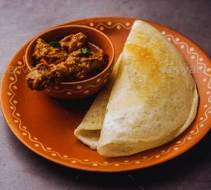 Dosa chicken curry 