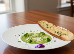 Roasted Almond Red Chedder Brocoli Soup