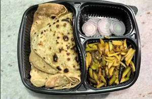 Sattu Paratha with bhujia