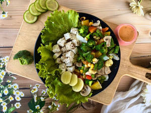Garden-fresh Paneer Salad
