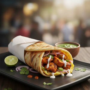 Double Egg Chicken Roll.