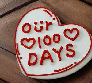 Love Customize Chocolate Heart Shape Cake