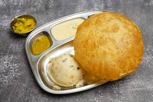 1 Poori + Single Upma