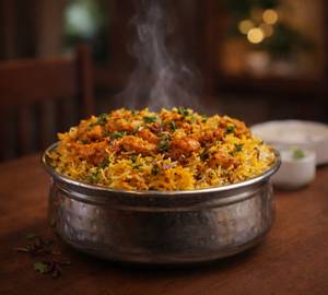 Hyderabadi boneless chicken biryani