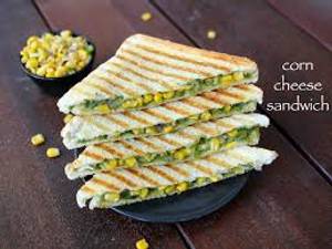 Veg Chilli Cheese Corn Sandwich: