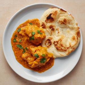 Chicken Curry (2 Pc) + Butter Naan (1 Pc)