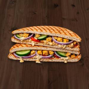 Garlic Ranch Paneer Panini Sandwich