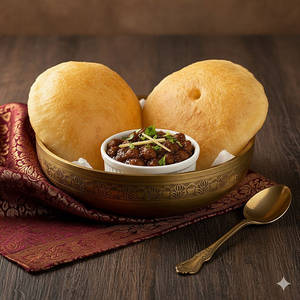 Jain Desi Ghee Chole Bhature (full Plate)