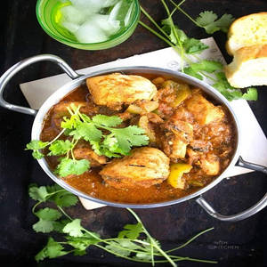Kadhai Chicken Portion (4 Pcs)