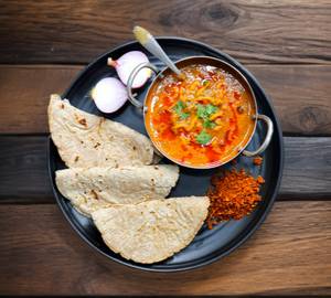 Sev Bhaji with 2 Roti