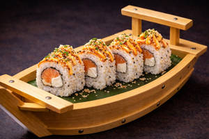 Smoked Salmon Sushi