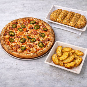8" Hot N Spicy Chicken + Any Side