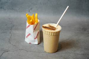 Cold Coffee + Fries (small)