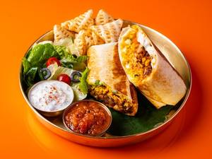 Chicken Biryani Burrito