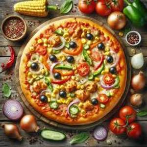 Corn pizza