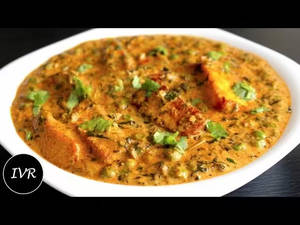 Paneer Methi Malai Matar Red