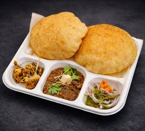 Ghee Chole Bhature.