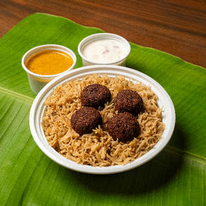 Mutton Kheema Balls & Biryani Combo