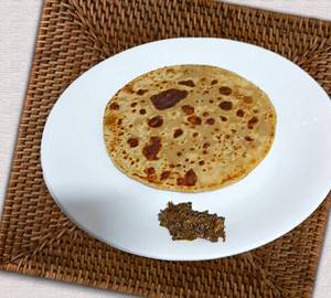 Two special aloo onion paratha combo