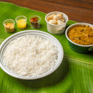 Pappu (palak Dal) & Rice Combo