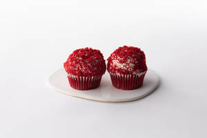 Whiteout Red Velvet Cupcake - Pack of Two