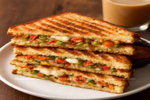 Veg cheese chilli sandwich