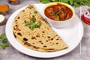 Chicken Keema Masala Laacha Paratha