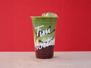 Strawberry Matcha (prepared with Nutella)