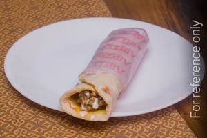 Egg Mushroom Kathi Roll
