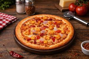 Creamy Butter Paneer Pizza