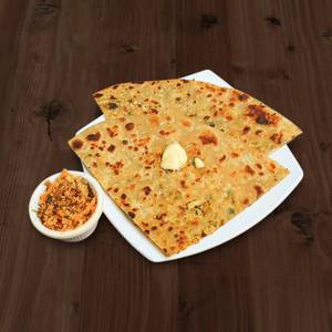 Tandoori Paneer Paratha 2 Paratha Serves