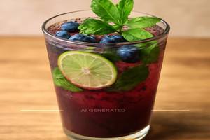 Blueberry Mojito .