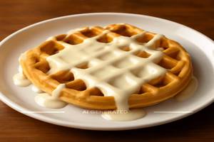 White Choco Waffle