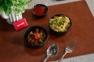 Manchurian + Fried Rice