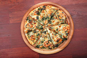 Spinach Thin Crust Pizza [10 inches]