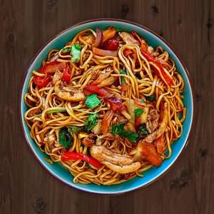 Egg & Chicken Mix Noodles