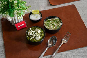 Palak Paneer + Rice