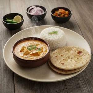 Shahi Paneer With Choice Of Bread/rice