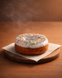 White - Chocolate Donut
