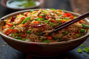 Veg Schezwan Fried Rice