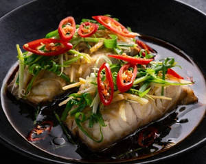 Ginger Scallion Steamed Fish