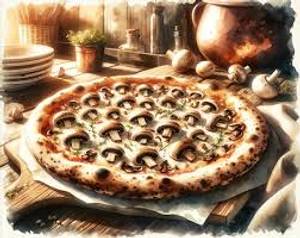 Mushroom pizza